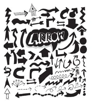 Arrow collection for your design Stock Illustration