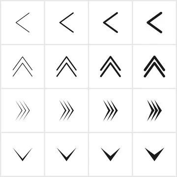 Arrow collection2 Stock Photos
