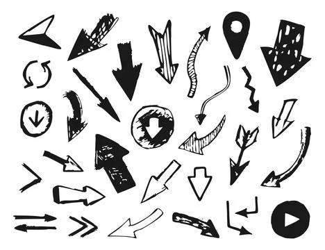 Arrow collection4 Stock Photos
