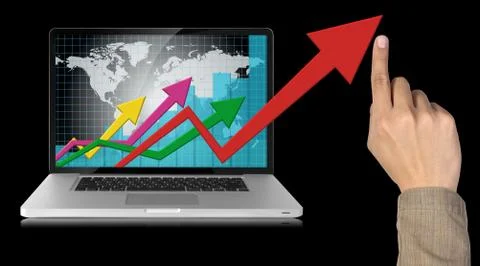 Arrow colors Stock Photos