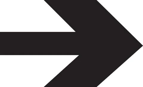 Arrow computer black button showing way vector Stock Illustration