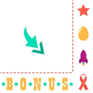 Arrow computer symbol イラスト素材