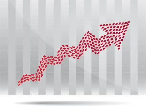 Arrow concept Stock Illustration