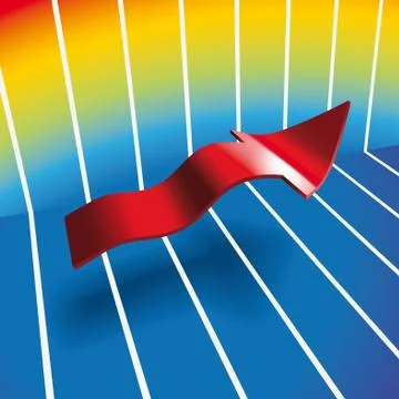 Arrow concept Stock Illustration