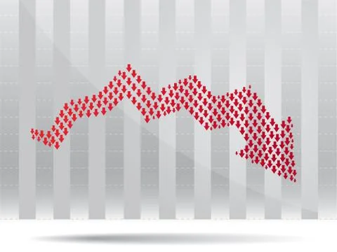 Arrow concept Stock Illustration