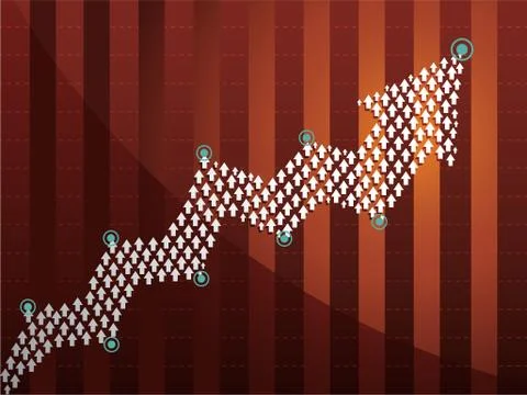 Arrow concept Stock Illustration