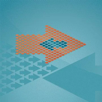 Arrow concept Stock Illustration