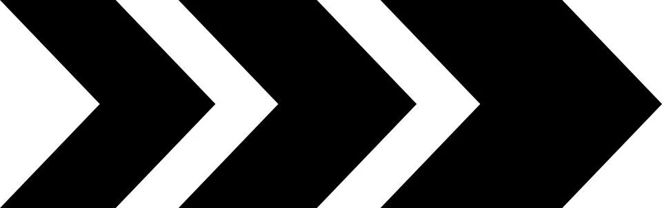 Arrow, cursor, dynamic fast symbol sign. Dynamic moving arrow representing speed Stock Illustration