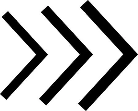 Arrow, cursor, dynamic fast symbol sign. Dynamic moving arrow representing speed Stock Illustration