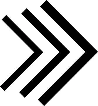 Arrow, cursor, dynamic fast symbol sign. Dynamic moving arrow representing speed Stock Illustration