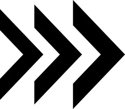 Arrow, cursor, dynamic fast symbol sign. Dynamic moving arrow representing speed Stock Illustration