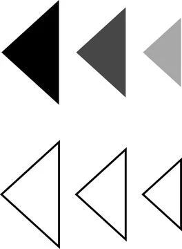 Arrow, cursor, dynamic fast symbol sign. Dynamic moving arrow representing speed Stock Illustration