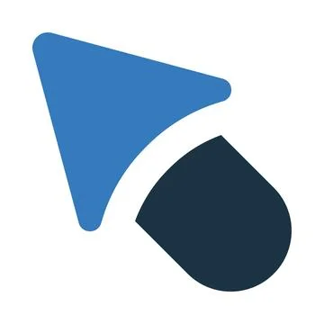 Arrow, cursor, pointer, arrow symbol icon Illustrazione stock