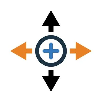 Arrow, cursor, pointer, arrow symbol icon Stockillustratie