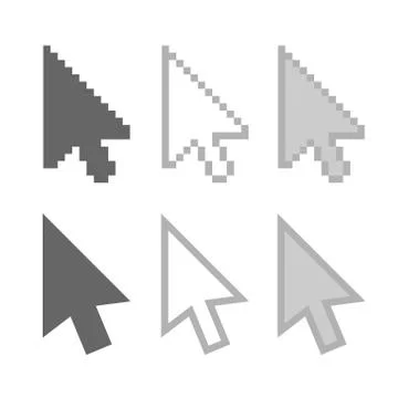 Arrow cursors 스톡 일러스트