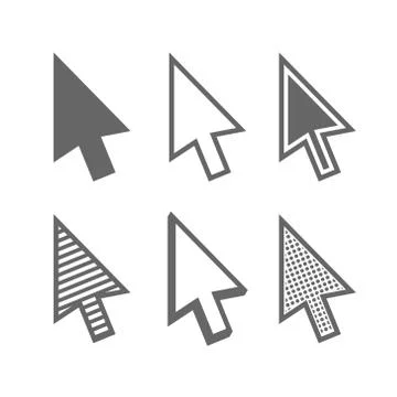 Arrow cursors イラスト素材