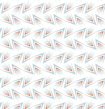 Arrow delta shape seamless vector pattern Stock Illustration