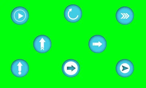 Arrow design elements, simple icon design and easy to use because it uses a g Stock Illustration