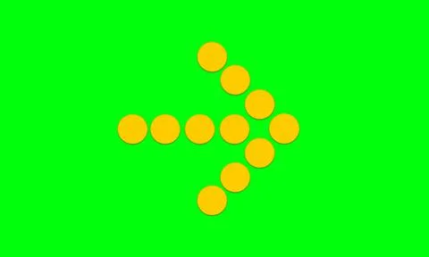 Arrow design elements, simple icon design and easy to use because it uses a g Stock Illustration