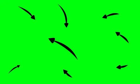 Arrow design elements, simple icon design and easy to use because it uses a g Stock Illustration