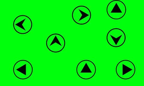 Arrow design elements, simple icon design and easy to use because it uses a g Stock Illustration