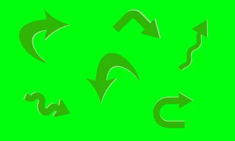 Arrow design elements, simple icon design and easy to use because it uses a g 스톡 일러스트