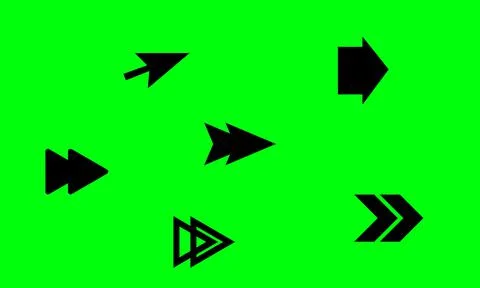 Arrow design elements, simple icon design and easy to use because it uses a g イラスト素材