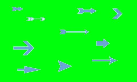 Arrow design elements, simple icon design and easy to use because it uses a g イラスト素材