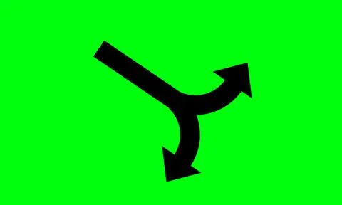 Arrow design elements, simple icon design and easy to use because it uses a g 스톡 일러스트