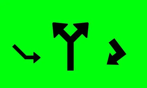 Arrow design elements, simple icon design and easy to use because it uses a g 스톡 일러스트