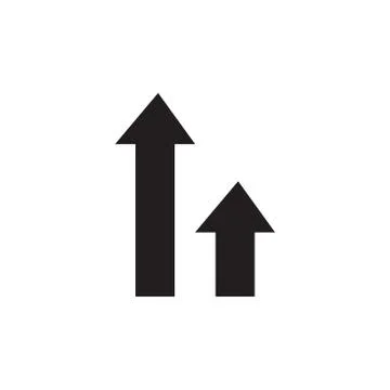 Up Arrow design Stock Illustration