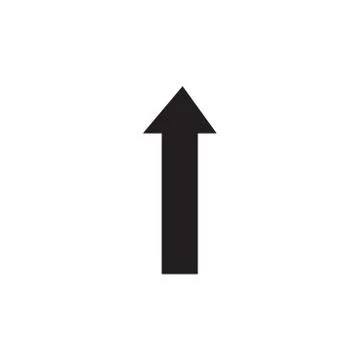 Up Arrow design Illustrazione stock