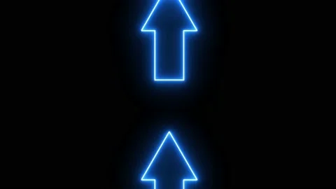Arrow direction blue Stock Footage 208849208