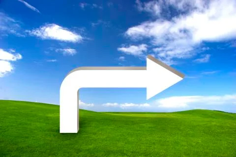 Arrow direction Illustrazione stock