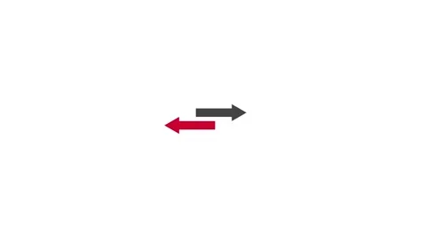 Arrow direction ion right and left. two side direction arrow symbol animate.. Stock Footage 288917218