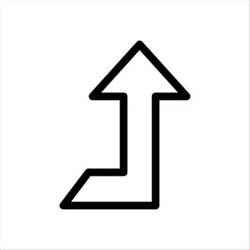 Arrow, direction, level, navigation, up  icon Stock Illustration