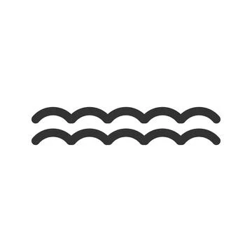 Arrow direction of movement, black arrow pointer landmark. Vector element Stock Illustration