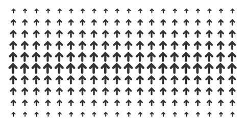 Arrow Direction Shape Halftone Pattern Stock Illustration