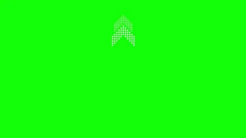 Up arrow direction sign on green background. Stock Footage 249250876