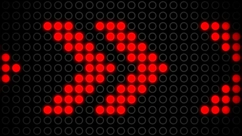 Arrow dot array Stock Footage 98269439