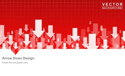 Arrow Down Stock Illustration