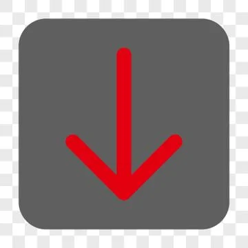 Arrow Down Interface Toolbar Button Stockillustratie