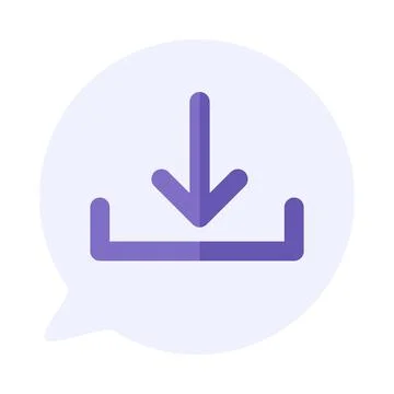 Arrow Down Loading Document Downloading Stock Illustration