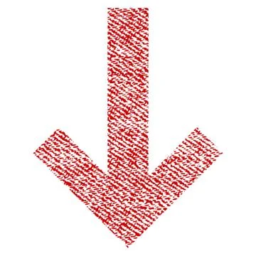 Arrow Down Raster Textured Icon For Overlay Watermark Stamps Stock Illustration