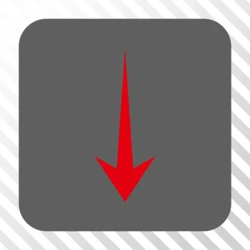 Arrow Down Rounded Square Button Stock Illustration