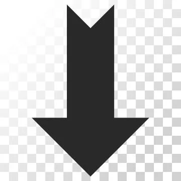 Arrow Down Vector Icon Stock Illustration