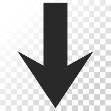 Arrow Down Vector Icon Stock Illustration