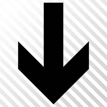 Arrow Down Vector Icon 库存插图