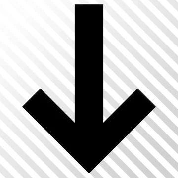 Arrow Down Vector Icon 库存插图