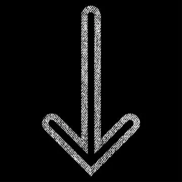 Arrow Down Vector Textured Icon For Overlay Watermark Stamps 库存插图
